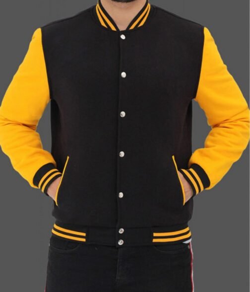 Varsity Baseball Button Up Jacket - Image 4