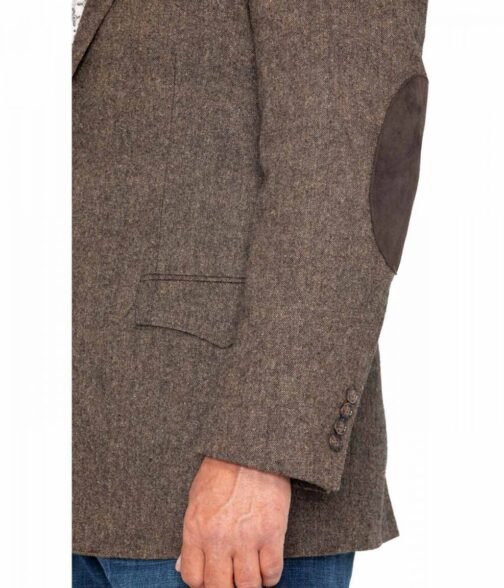 Cowboy Button Patched Western Sport Blazer - Image 3
