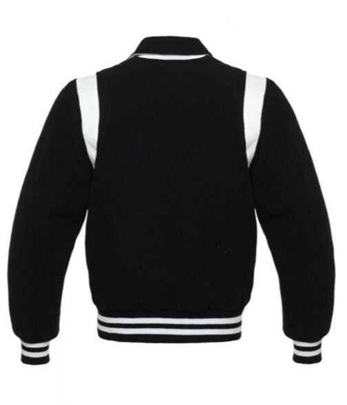 Byron Collar Letterman Varsity Baseball Jacket - Image 10