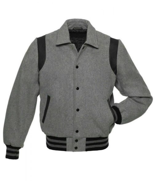 Byron Collar Letterman Varsity Baseball Jacket - Image 3