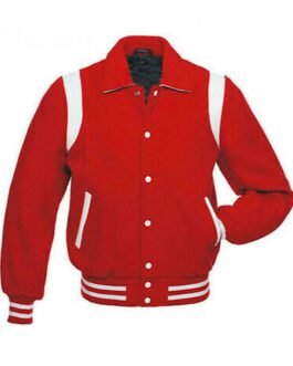 Byron Collar Letterman Varsity Baseball Jacket