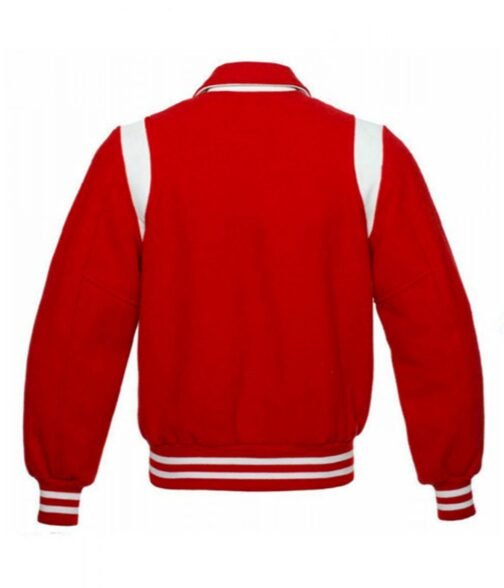 Byron Collar Letterman Varsity Baseball Jacket - Image 6