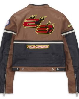 Cactus Air Jordan Leather Jacket