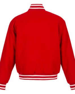 Calgary Flames Red Domestic Varsity Jacket