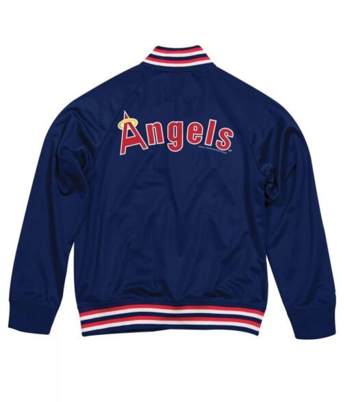 MLB California Angels Blue Track Jacket - Image 2