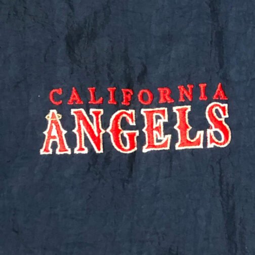 California Angels Silver Gray and Blue Bomber Jacket - Image 3