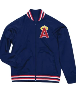 MLB California Angels Blue Track Jacket