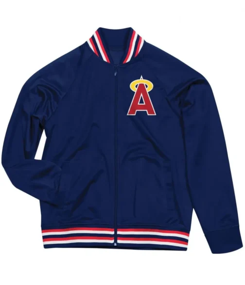 MLB California Angels Blue Track Jacket