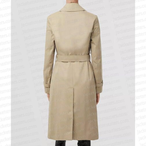 Elizabeth Banks Call Jane Beige Cotton Trench Coat - Image 3