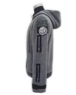 Ghost Call of Duty Sherpa Grey Hoodie