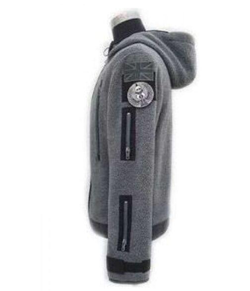 Ghost Call of Duty Sherpa Grey Hoodie - Image 2