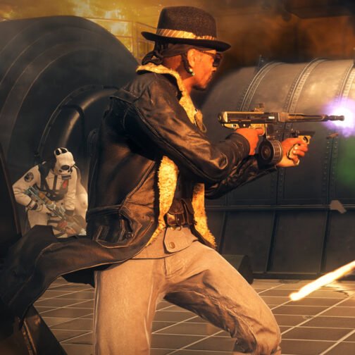 Snoop Dogg Call of Duty Leather Coat - Image 2