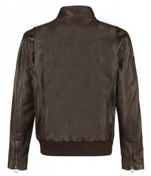 Call of Duty Airborne WWII Brown Leather Jacket - Image 2