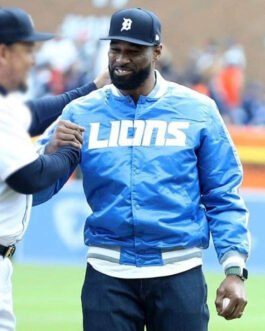 Calvin Johnson Detroit Lions Jacket