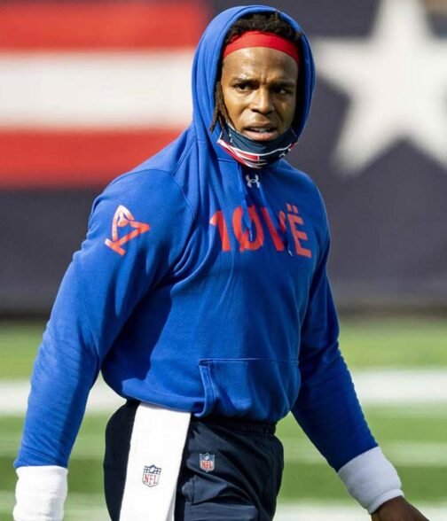 Cam Newton Love Fleece Blue Hoodie