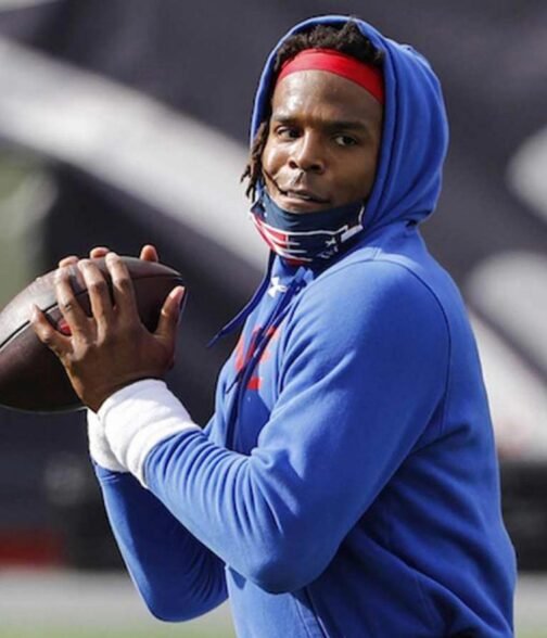Cam Newton Love Fleece Blue Hoodie - Image 2