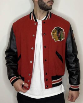 Chicago Blackhawks Campbell Varsity Jacket