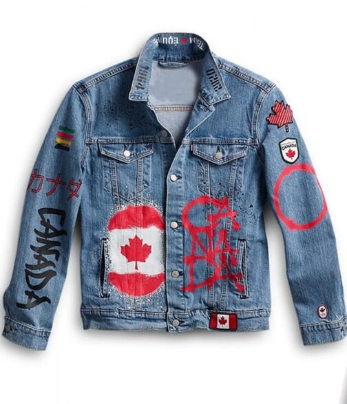 Denim Olympic 2021 Canada Team Jacket