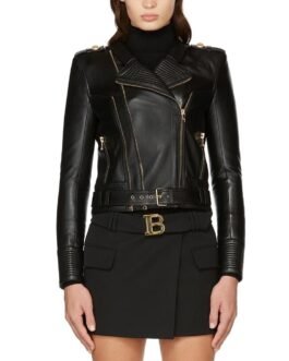 The Real Housewives of Potomac Candiace Dillard Black Leather Jacket