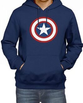 Captain America Shield Pullover Fleece Hoodie