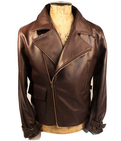 Chris Evans Captain America The First Avenger Brown Leather Jacket