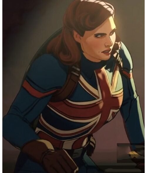 Captain Peggy Carter What If Leather Jacket - Image 8