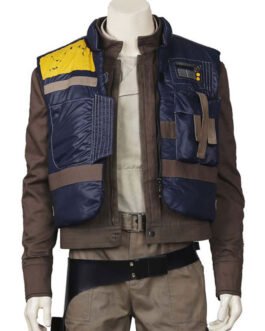 Captain Cassian Andor Star Wars Rogue One Blue Vest
