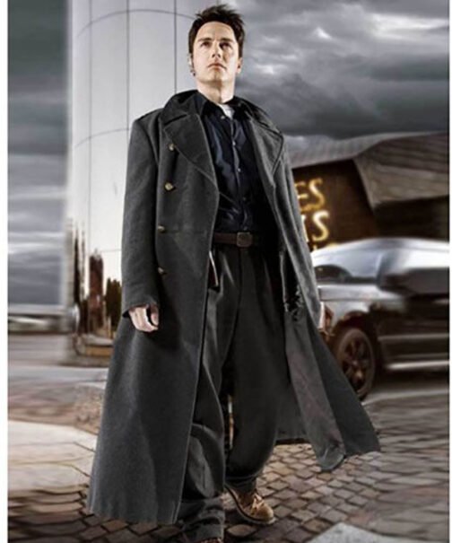 Captain Jack Harkness Torchwood Double Breasted Coat - Image 2