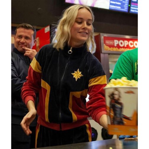 Captain Marvel Brie Larson Theater Jacket - Image 7