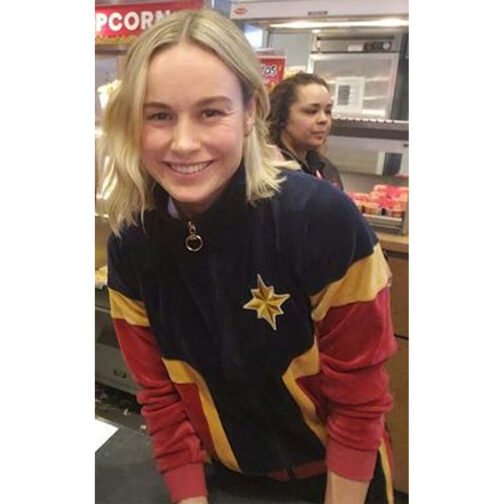 Captain Marvel Brie Larson Theater Jacket - Image 8