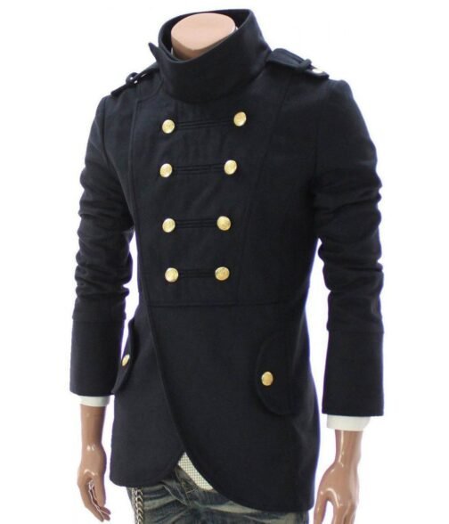 Captains Casual Double Breasted Half Coat
