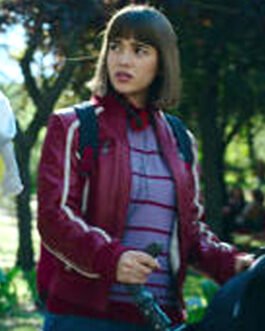 Holy Family Carla Campra Red Leather Jacket