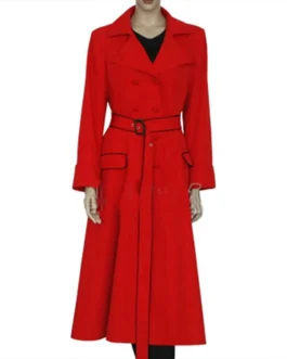 Where on Earth Is Carmen Sandiego Wool Red Coat