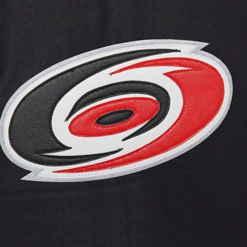 Varsity Carolina Hurricanes Black and White Two-Tone Jacket - Image 3