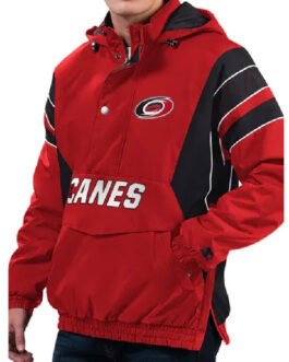 Carolina Hurricanes Red Pullover Jacket