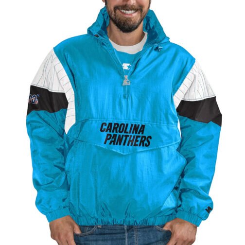 Carolina Panthers 100 Thursday Night Lights Pullover Jacket - Image 3