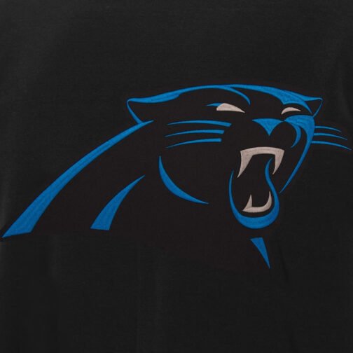 Varsity Carolina Panthers Black and White Two-Tone Jacket - Image 5