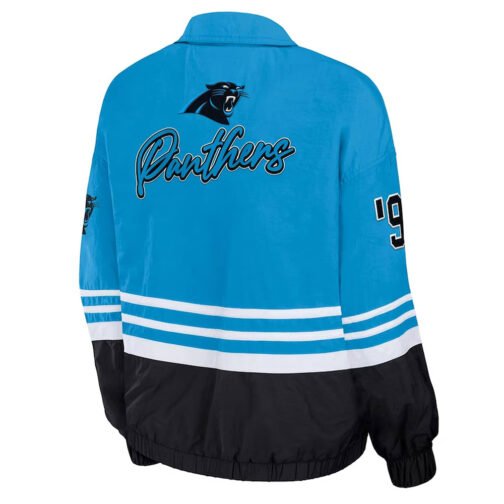 Carolina Panthers Throwback Windbreaker Jacket - Image 2