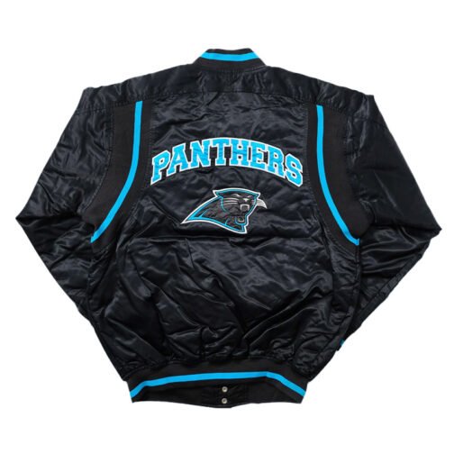 Carolina Panthers Vintage Black Jacket - Image 2
