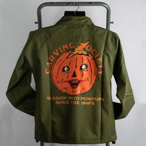 Carving Society Halloween Canvas Jacket - Image 2