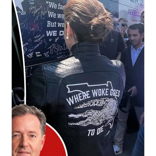 Where Woke Goes to Die Casey Desantis Leather Jacket - Image 5