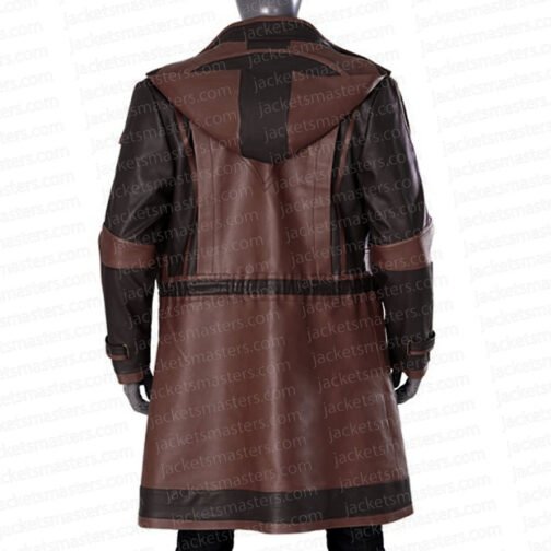 Andor Diego Luna Leather Coat - Image 3