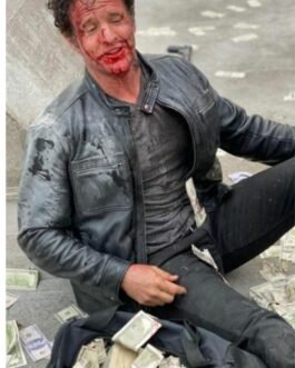 Scott Hunter Castle Falls Biker Leather Jacket
