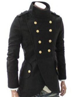 Captains Casual Double Breasted Half Coat