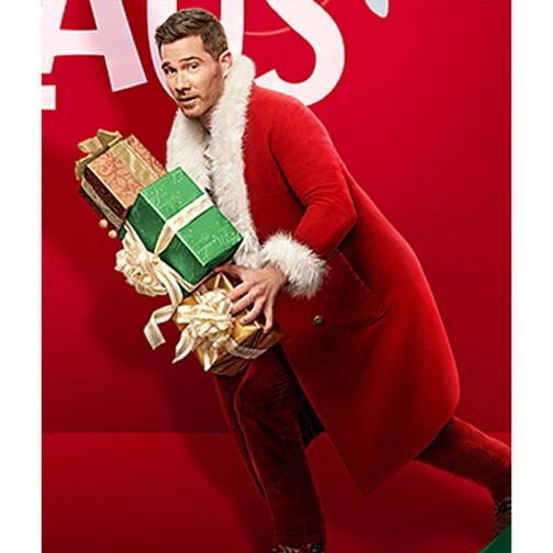 Catch Me If You Claus Luke Macfarlane Coat - Image 4