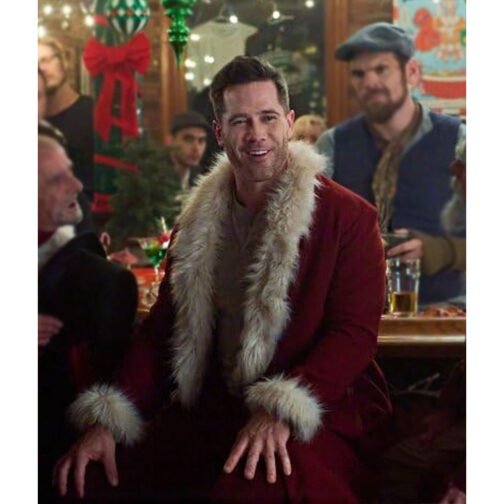 Catch Me If You Claus Luke Macfarlane Coat - Image 3
