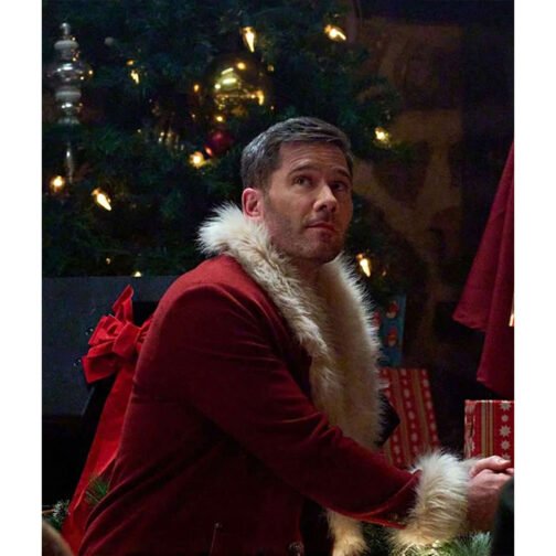 Catch Me If You Claus Luke Macfarlane Coat - Image 5