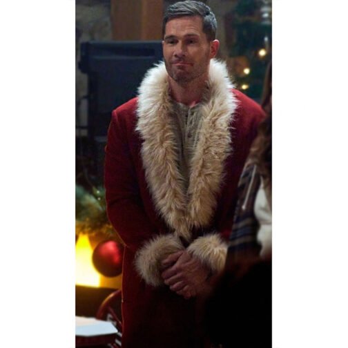 Catch Me If You Claus Luke Macfarlane Coat - Image 6