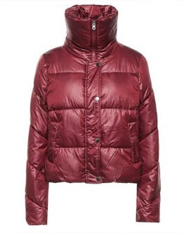 Ridley Alexandra Hannant Puffer Burgundy Jacket