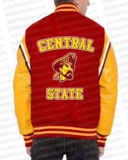 Central State University Burgundy and Gold Varsity Jacket